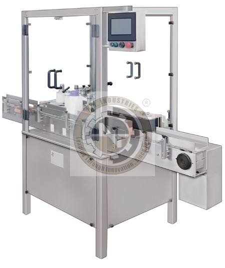 Square Bottle Wrap Around Sticker Labeling Machine