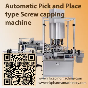 pick and place screw capping machine